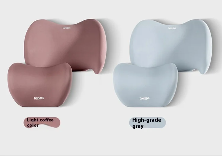 Car Headrest Neck Pillow Summer Driving Airline Grade Neck Cushion Leather Material for Car and Aviations Seat supplier