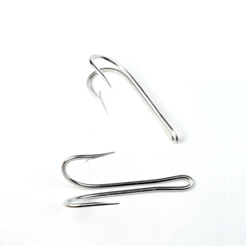 Wholesale Duple Fish Hooks Big Sizes Super Strong Sea Saltwater