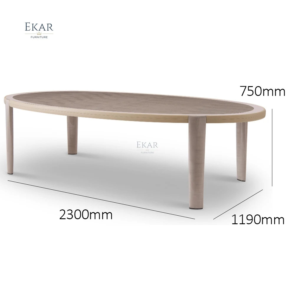 product ekar furniture elegant modern furniture table wooden design highlight dining table-64