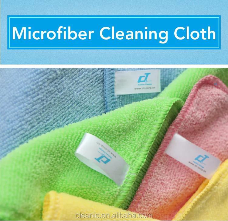 Wholesale Commercial Bleach Resistant All Purpose Streak Free Color Coded Microfiber Dust