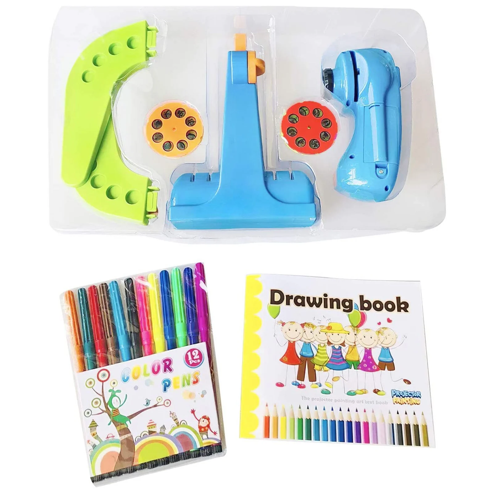 Children Smart Projector Desk With Light Brush Learning Painting Machine  Children Early Educational Toys Kids Drawing Toys - AliExpress