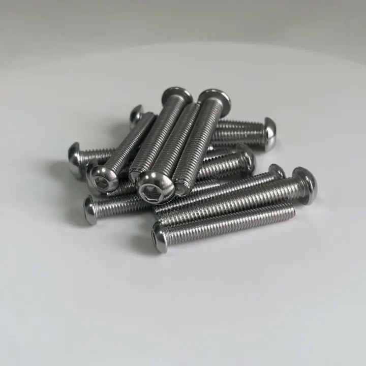 Viti a testa bombata M8 x 25 mm con esagono incassato (50