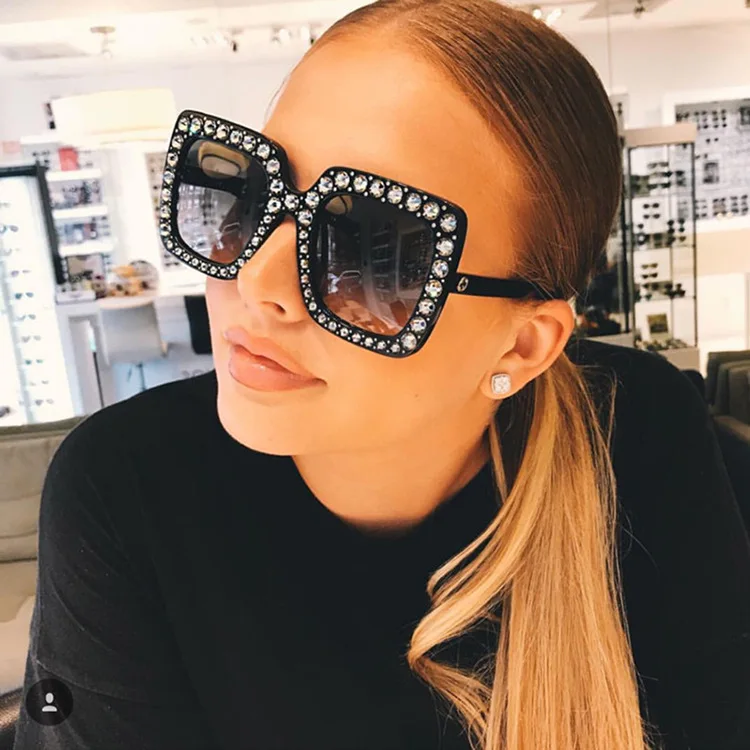 diamond square sunglasses