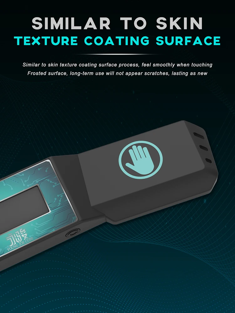 Yongjun professional cube competition black/grey ABS plastic large cube timer display