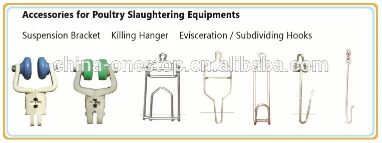 Poultry slaughtering equipment, suitable for poultry production line slaughterhouses