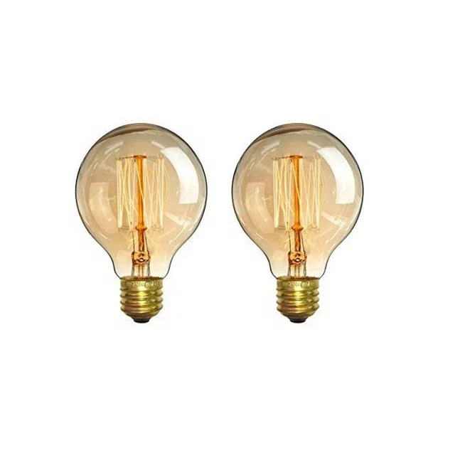 Amazon Hot sale e27 vintage edison light bulb 40w G80 G25