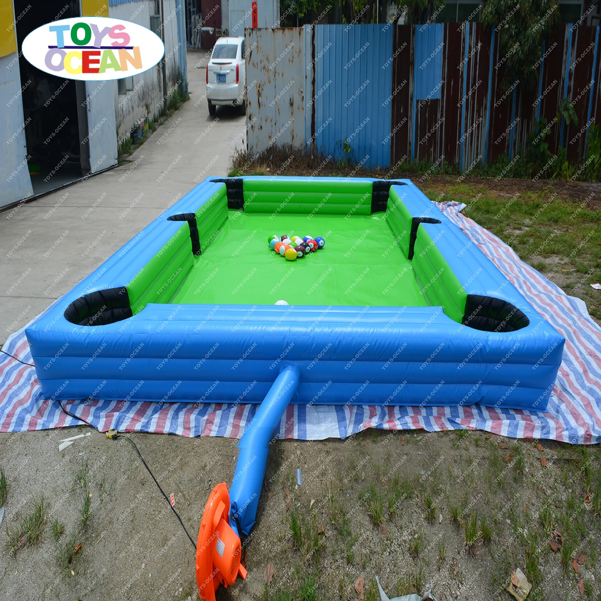 Large Inflatable Human Billiards Soccer Snookball Football Field Table