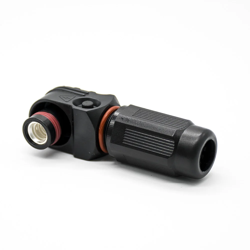 Hv Connector 60a 1 Pin Ip67 Right Angle Female Plastic Surlok Plug And
