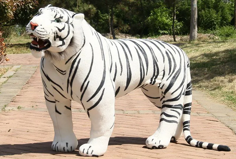 lifesize tiger plush