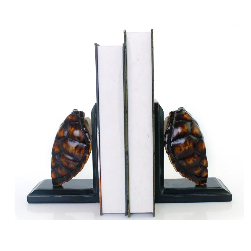 Wholesale resin candle holder turtle shell look living room  decoration factory