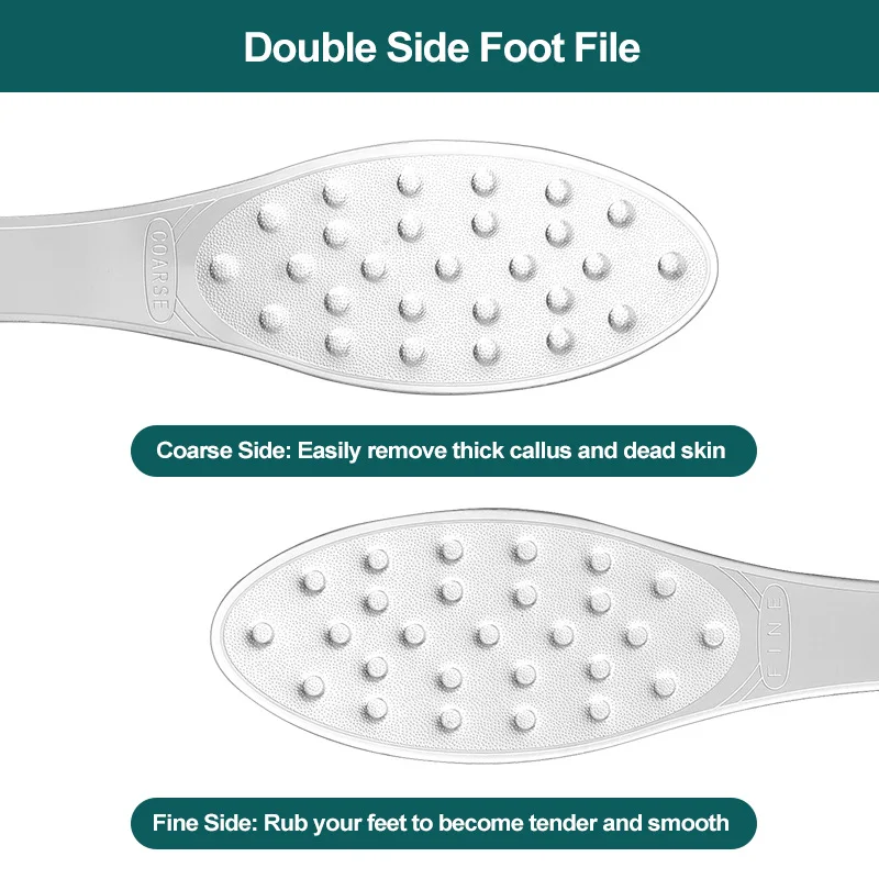 product factory direct portable foot file custom logo pedicure tools stainless steel foot file-5