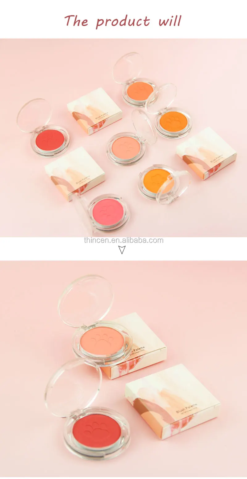 Custom Single Blush Makeup Pink Blush Private Label