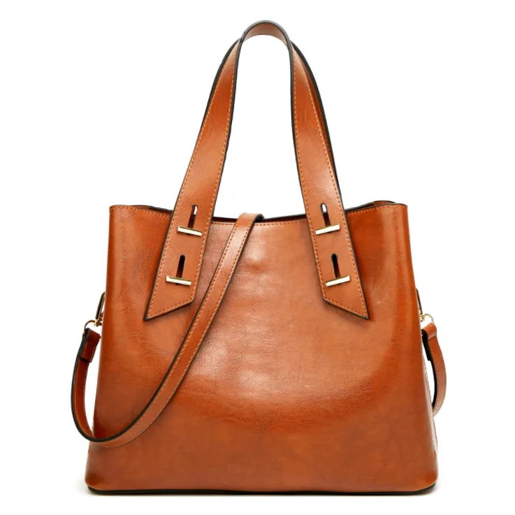 

Factory Directly Sell Women Fashion Pu Leather Vintage Handbag Shoulder Bag, As pics