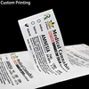 Custom printing vial medical VOID labels Anti-counterfeiting tamper proof White VOID PET self Adhesive Packing sticker labels