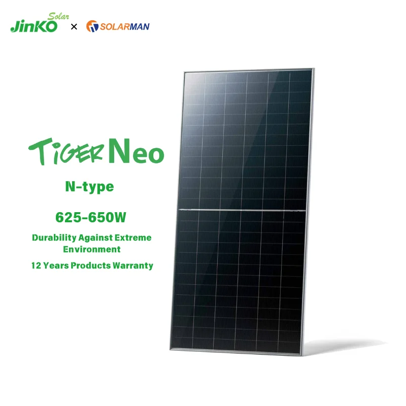 Jinko High Efficiency Solar Panels - 625-650W Bifacial