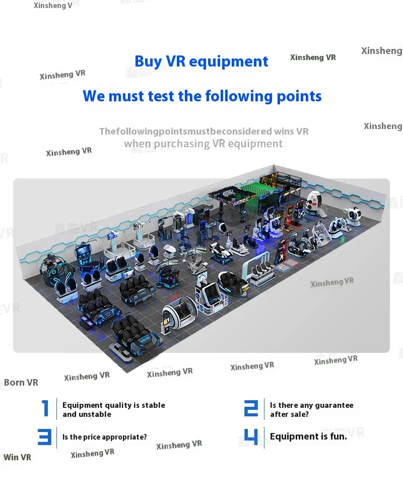 All-In-One 9D Theater VR Game Console Somatosensory Virtual Reality Equipment Double Simulation Experience Large Video Game