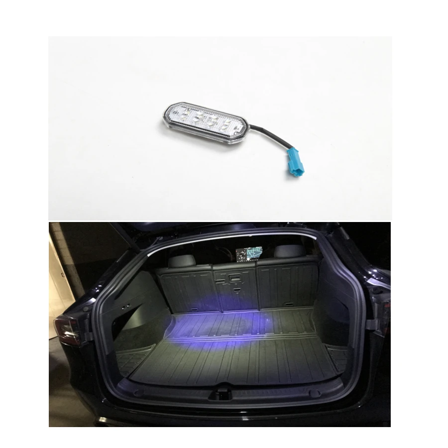 Pour Tesla Modèle Y Led Lumière De Coffre Coffre Lumière De Zone De