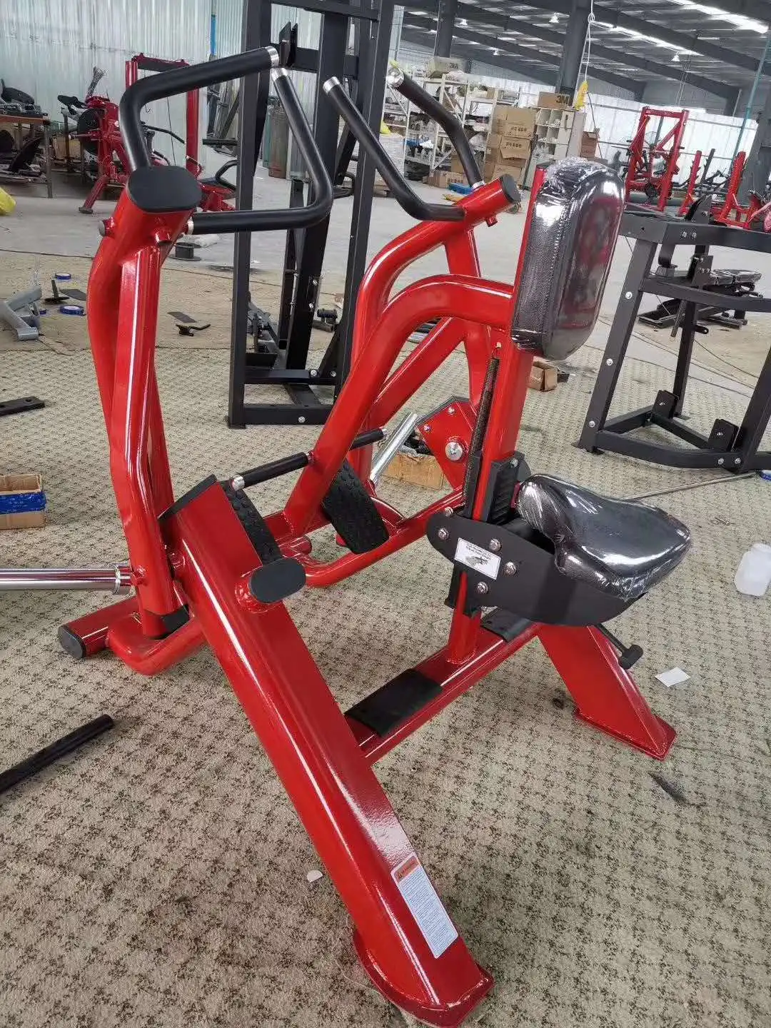 Seated Rowing Trainer Back Muscle Exercise Equipment Indoor Gym