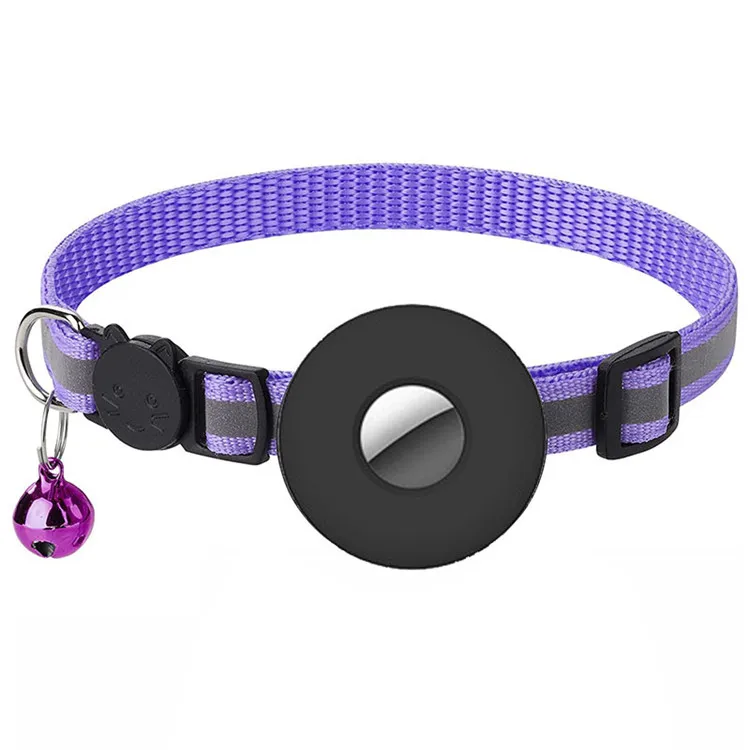 Amazon Hot Selling Airtag Cat Collar With Bell And Safety Buckle