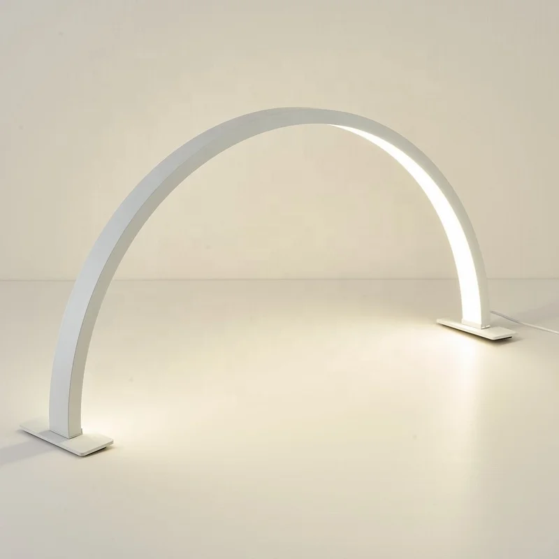 75cm Diameter Big Size Arc Lamp Led Table Half Moon Ring Light With ...