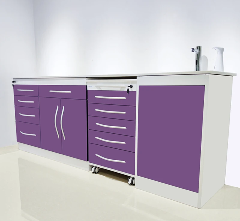 Anteeth Colorful Stainless Steel Dental With Sink Customized