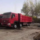 中古sinotruk howo 12ホイールダンプティッパートラック/トラクター中古12ホイールhowoダンプトラック