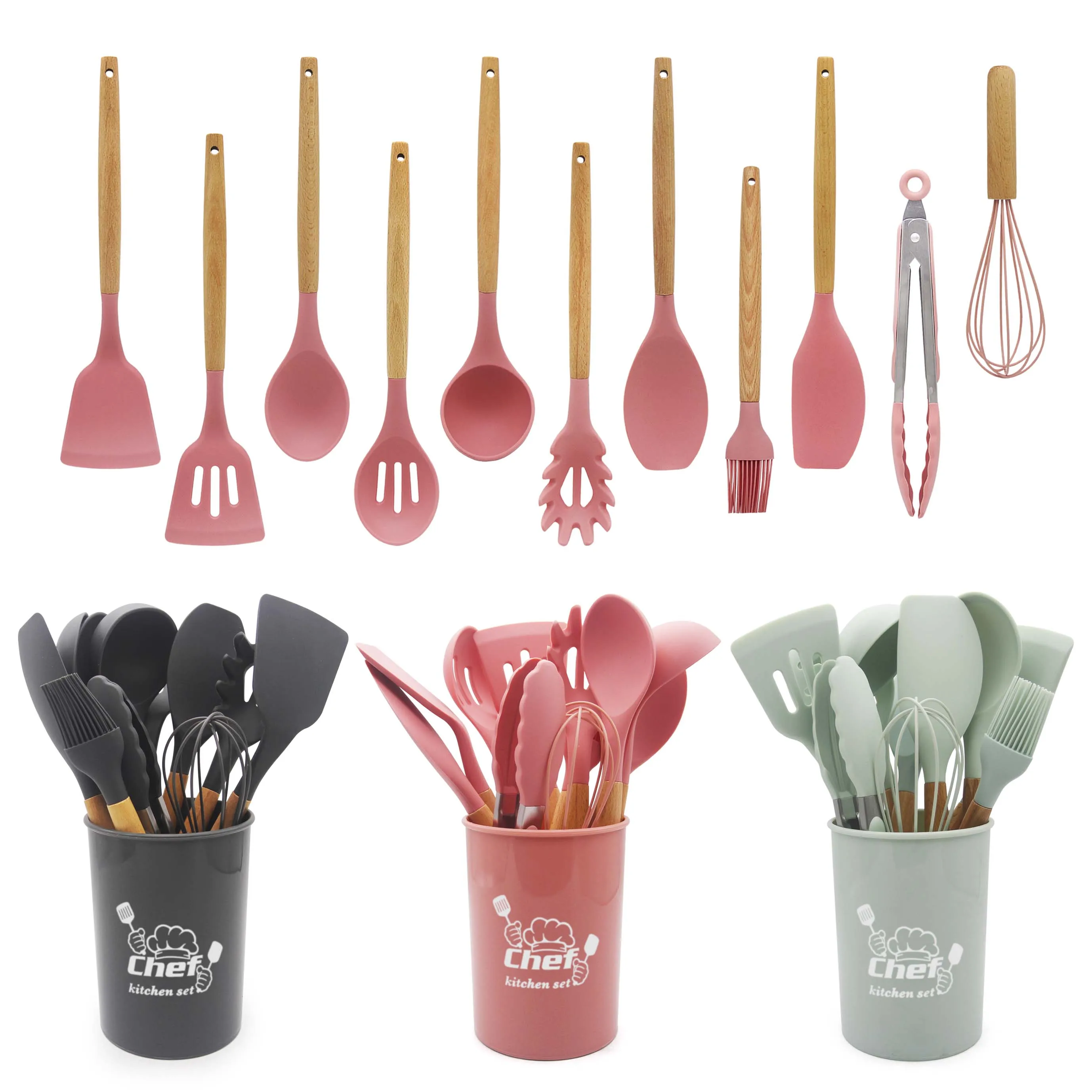 Competitive Price Industrial Silicone Kitchen Utensil Set 12 Cooking Utensil Buy Silicone Kitchen Utensil Set Silicon Kitchen Tools Set Cooking Utensil Silicone Kitchen Utensils Set 12 Product On Alibaba Com