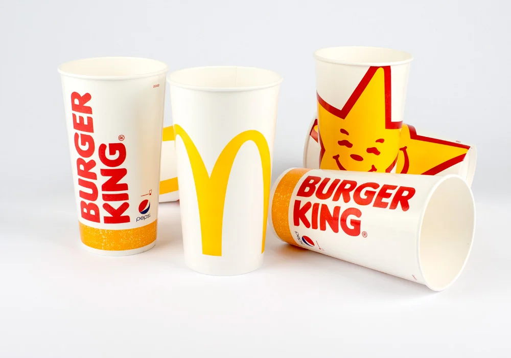Restaurant Bpa Free Custom Logo Mcdonalds Vasos Carton De Papel
