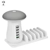 Multi 5 Port Charging Dock Tablet QC 3.0 Quick Charge Desktop Station Lamp Multiple Usb Fast Phone Charger EU US UK AU Plug Gif
