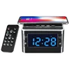 Wireless phone changer FM Radio digital Alarm USB Charging bluetooth TF card Uflash disk play music speaker desktop table clock