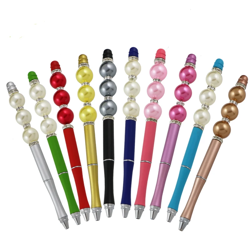 Hot Seller Handmade Workshop 12 Color Colorful Add A Beads Beadable Pens Diy Twist Ball Pen Full Metal Sturdy Beadable Pen Buy Decorative Beaded Pens Beadable Pens Bead Pen Blank Product On Alibaba Com