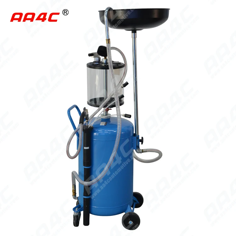 
AA4C 70L waste oil changer Pneumatic Waste Oil Drain Collector Collect Oil machine CE CERTIFICATED For Car Waste 