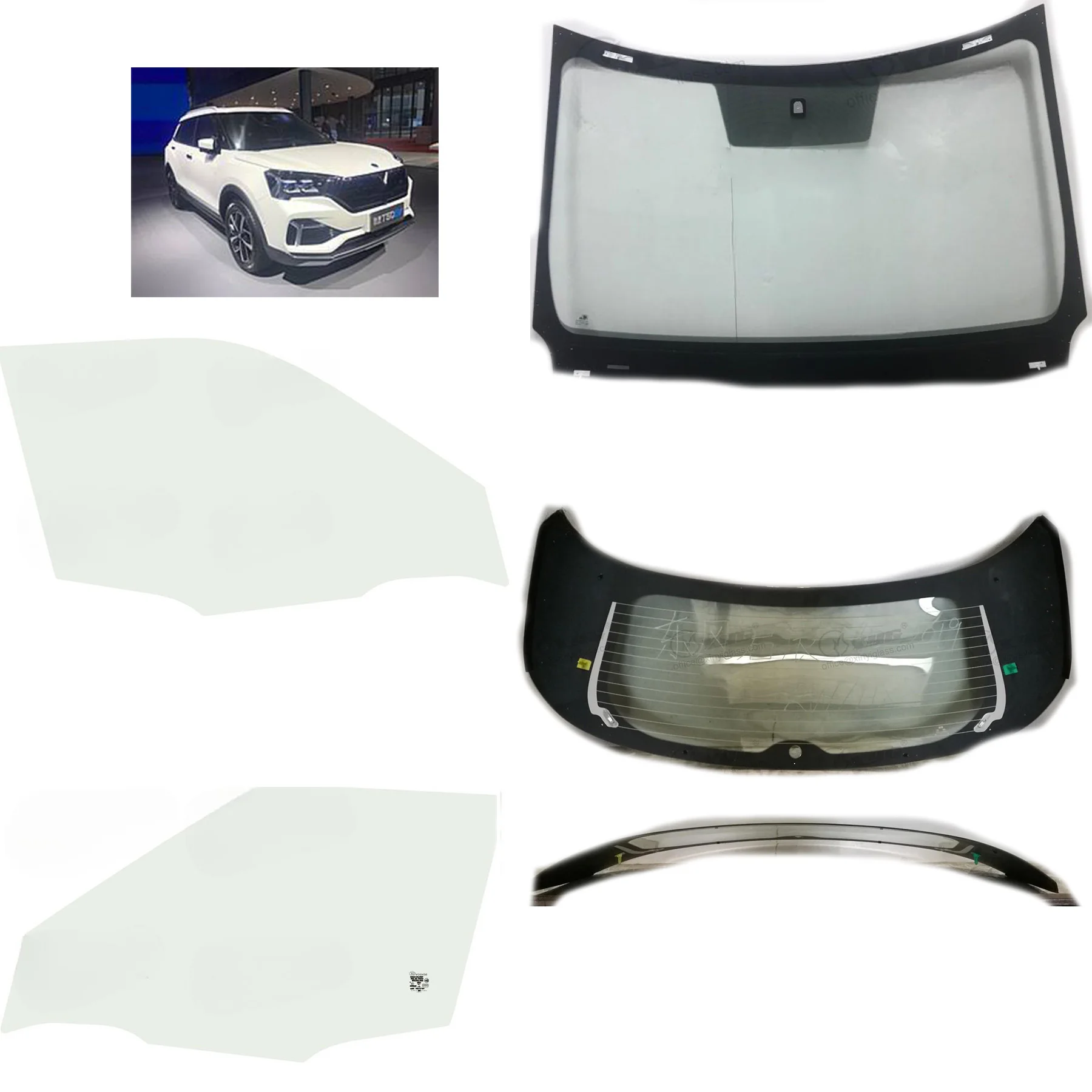 Dongfeng Venucia T60 Windshield Glass Sunroof Car Glass Auto Glass Car