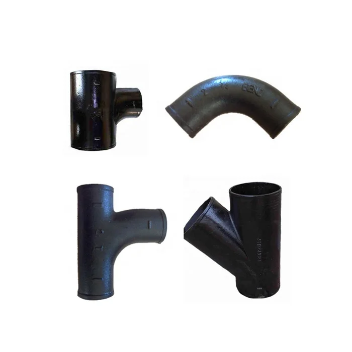 No hub cast iron pipe fittings ASTM A888/CISPI 301