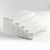 White Acrylic Printer Stand Lightweight Acrylic Long Display Riser