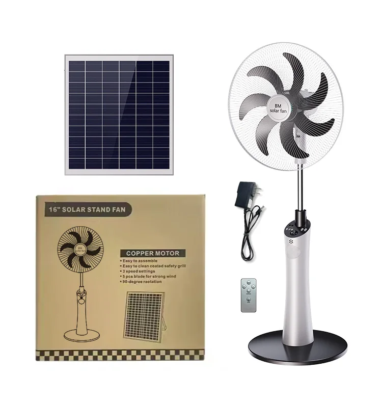 Pedestal Fan, Solar, ABS - detail 20