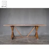 Hampton Style Solid Oak Wooden Dining Table and Chairs, Restaurant Dining Tables and Chairs, Dining Table Set Modern