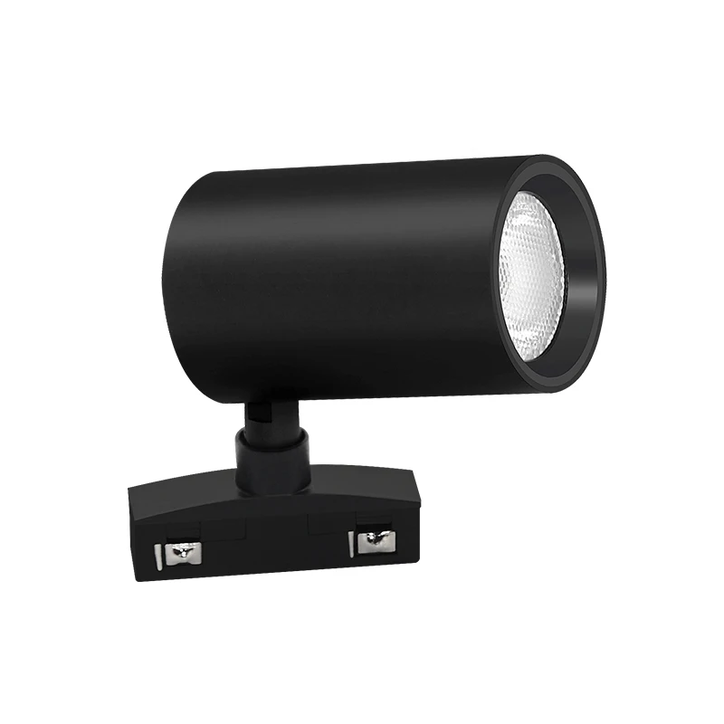 Black aluminum track rail led spotlight 3wattage DC24V warm white color 3000K mini led spot track light mini led spotlight