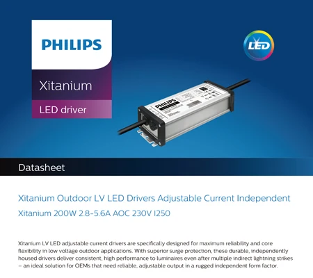 Philips Mini LED Driver Xitanium 200mA 29-40V 8W 230V TE SC DIM Trafo Netzteil N 