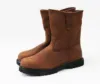 elastic side goodyear weltd insulated steel toe metal toe cap rubber material construction pu mid-high rigger safety boots