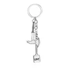 mini gadget keychain shovel axe personality metal pendant