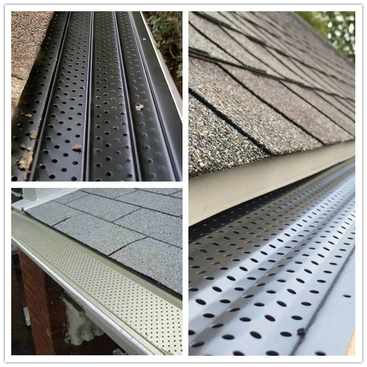 Gutter Guards Preventing The Leafs Aluminum Perforated Metal Sheet ...