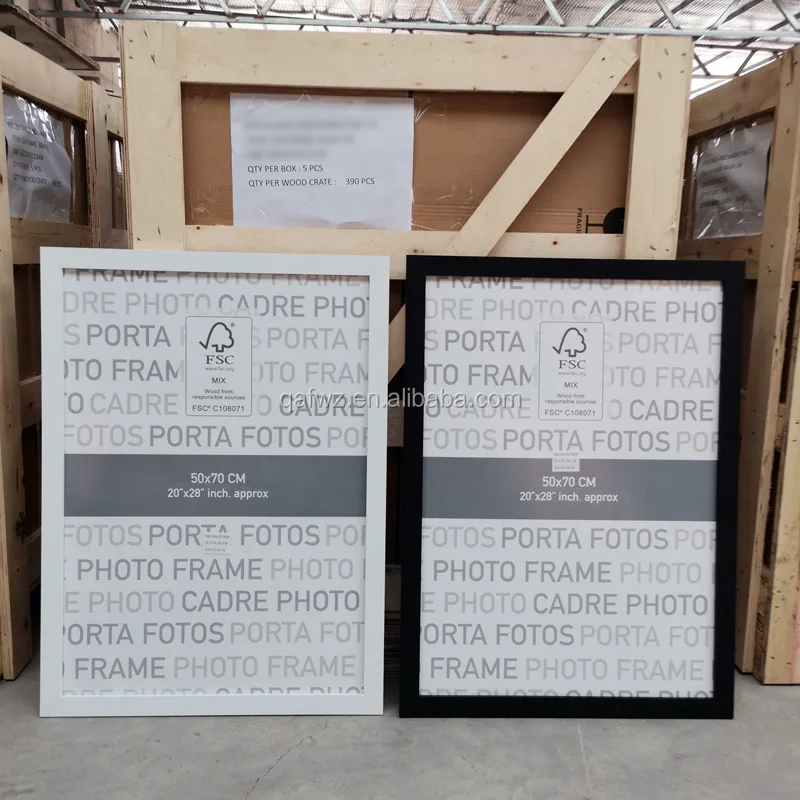 Wholesale Cheap Wood Poster Frames Mdf Large Sizes Wall Photo Frame
