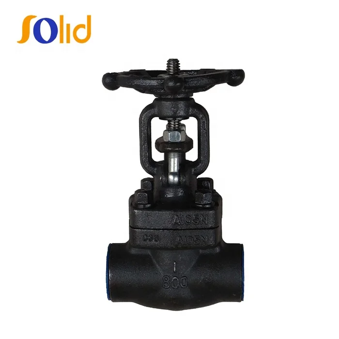 Class150~2500 API A105 800lb Forged Steel Socket Weld SW Bolted Bonnet Connection Gate Valve