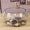 clear transparent customs Wholesale aquarium accessories & fish tank aquarium with wooden base for home decor