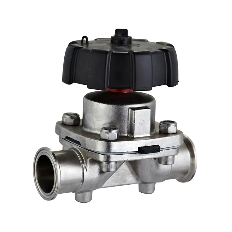 3 Way Diaphragm Valve Actuator Stainless Steel Diaphragm Valve Sanitary