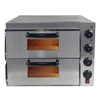 Commercial Pizza oven Electric baking oven Vertical Double layers Pizza oven machine with slate