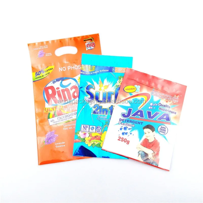 Plastic Bag For Laundry Detergent Soap Powder Packaging,Back Seal Bags