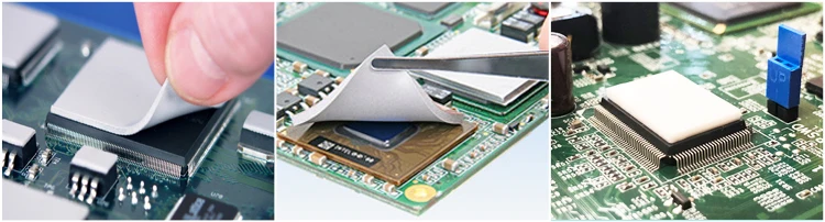 CPU laptop cooling pads thermal silicone conductive gap pads