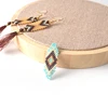 Wholesale miyuki seed beads evil eye charm connector for bracelets jewelry making